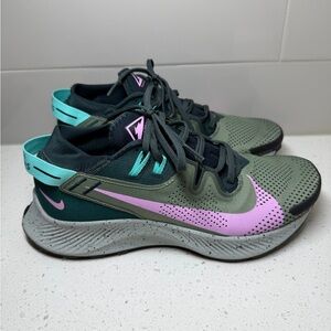 Nike Pegasus Trail 2 Spiral Sage Atomic Teal Sneakers 9.5